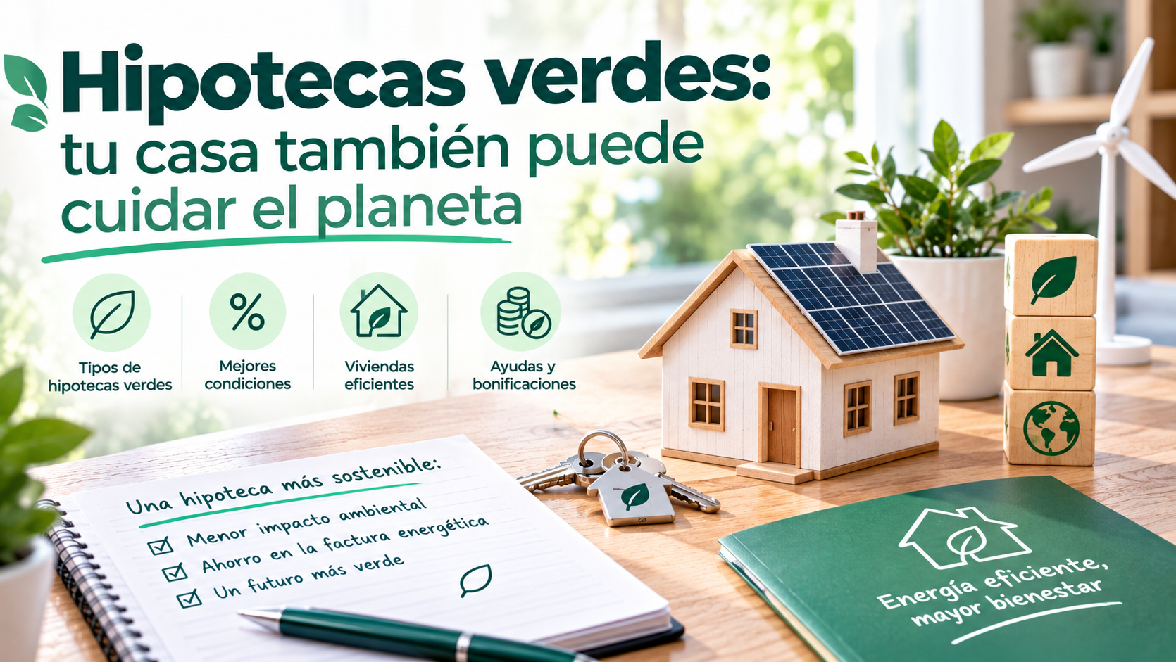Hipotecas verdes: qué son y qué bancos las ofrecen