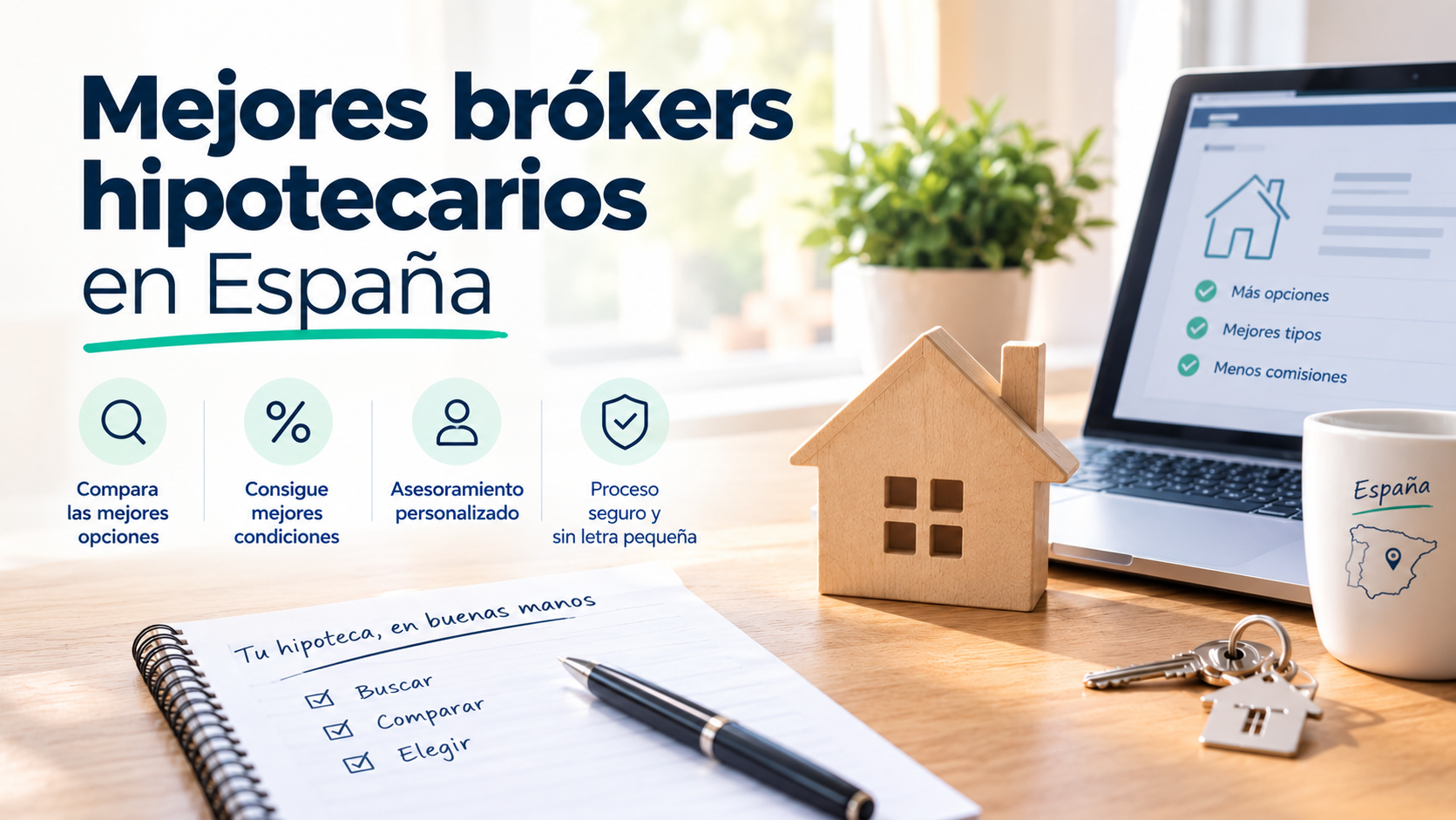 Mejores brókers hipotecarios en España: comparativa