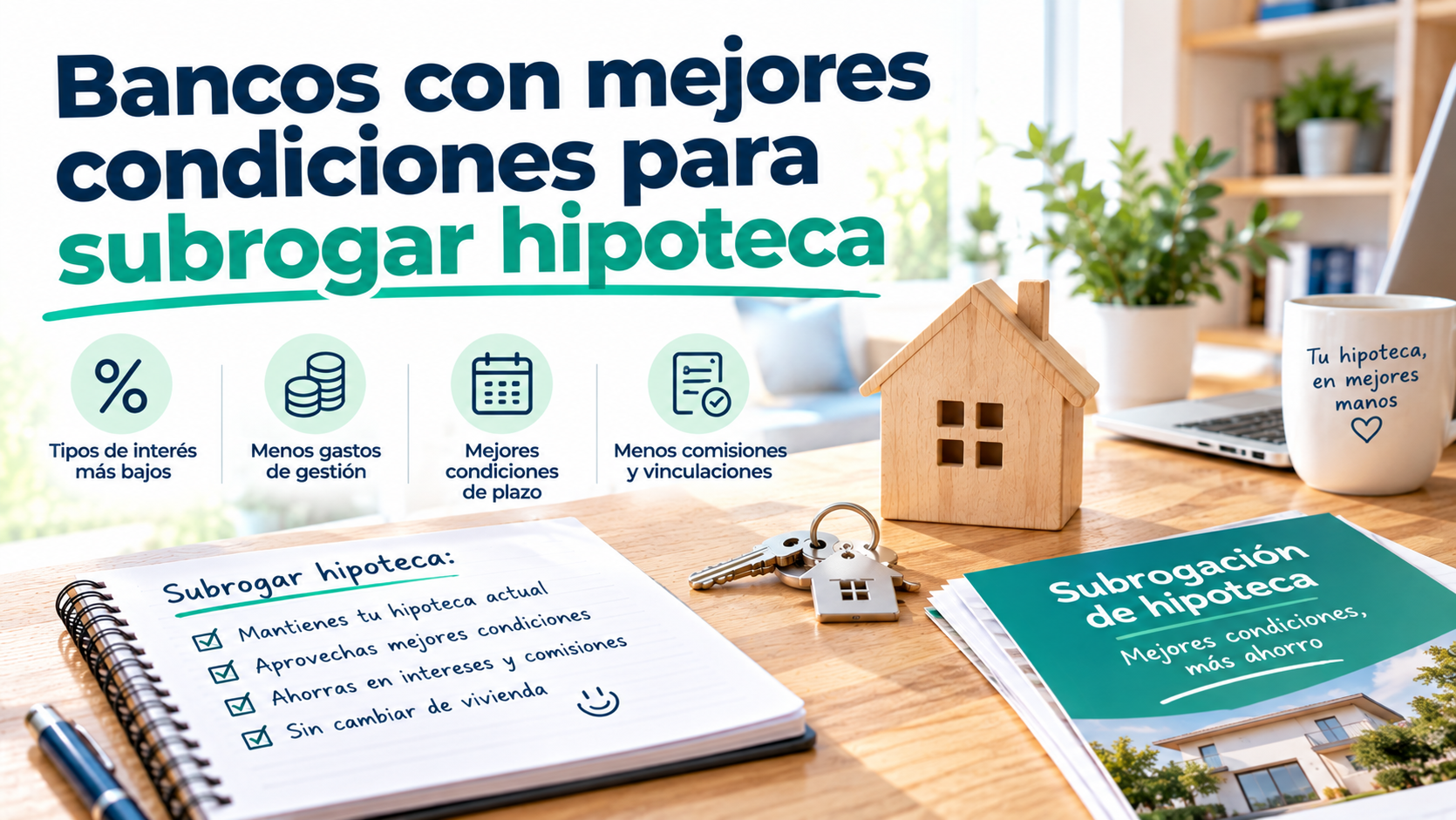 Bancos con mejores condiciones para subrogar hipoteca