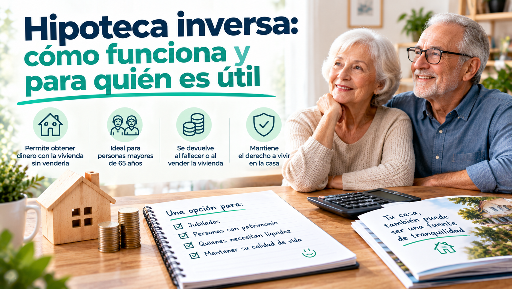 Hipoteca inversa: cómo funciona y para quién es útil